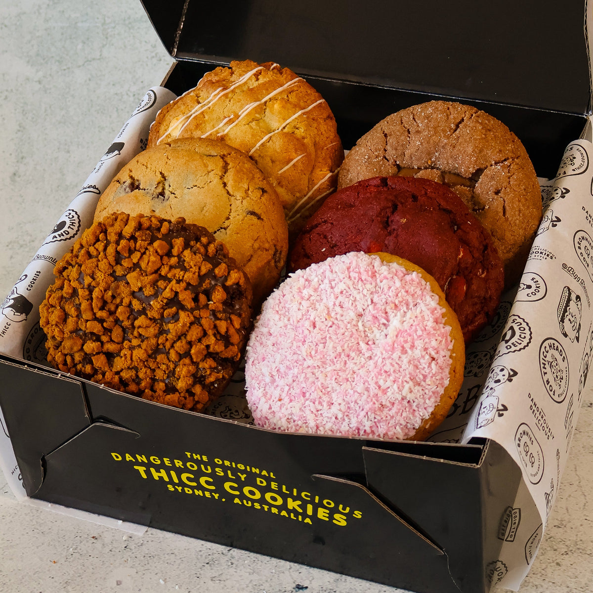"thanks" Box- BIGG Brownies & THICC Cookies - New York Style Cookies