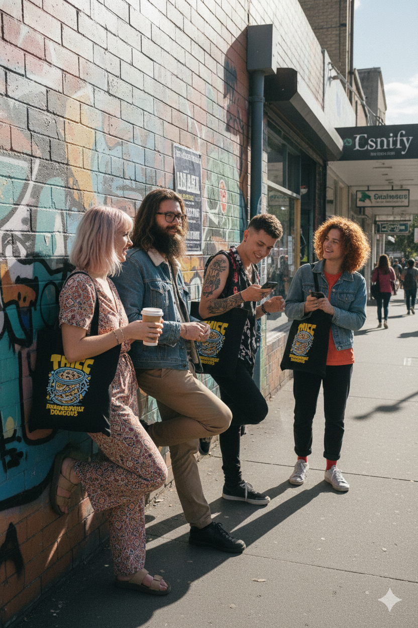 THICC Tote Bag- BIGG Brownies & THICC Cookies - New York Style Cookies