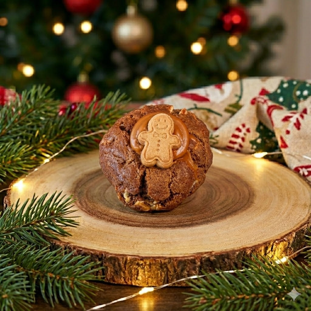 Gingerbread White Choc- BIGG Brownies & THICC Cookies - New York Style Cookies