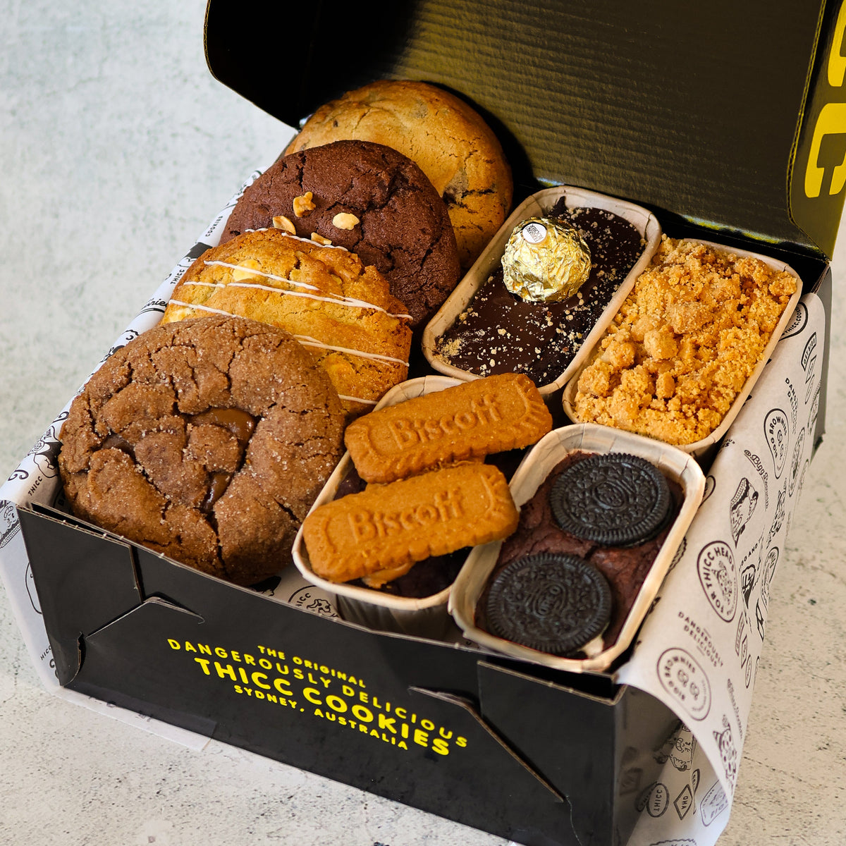 "thanks" Box- BIGG Brownies & THICC Cookies - New York Style Cookies