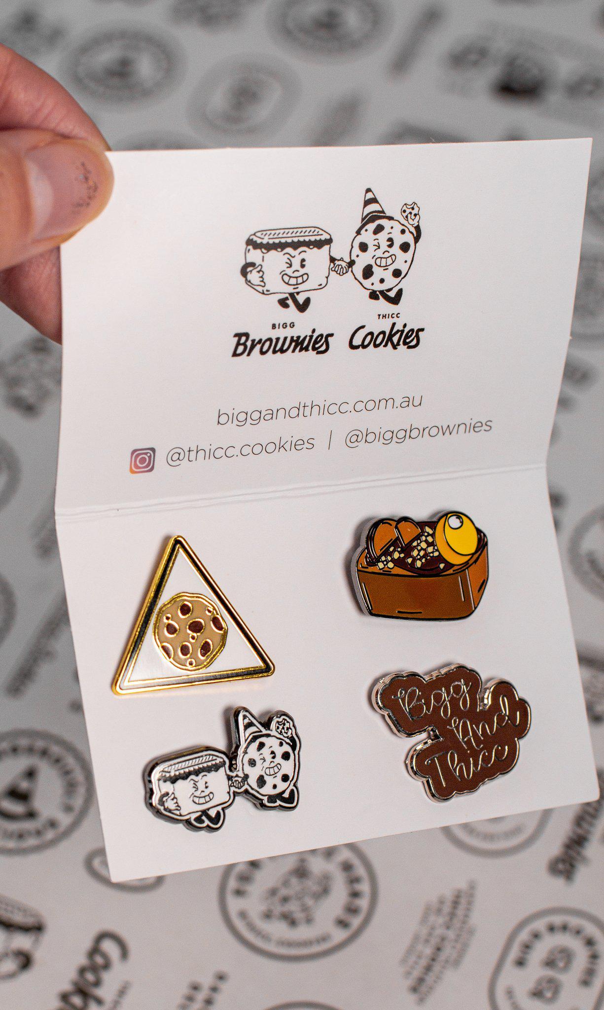 BIGG & THICC Pin Gift Set- BIGG Brownies & THICC Cookies - New York Style Cookies