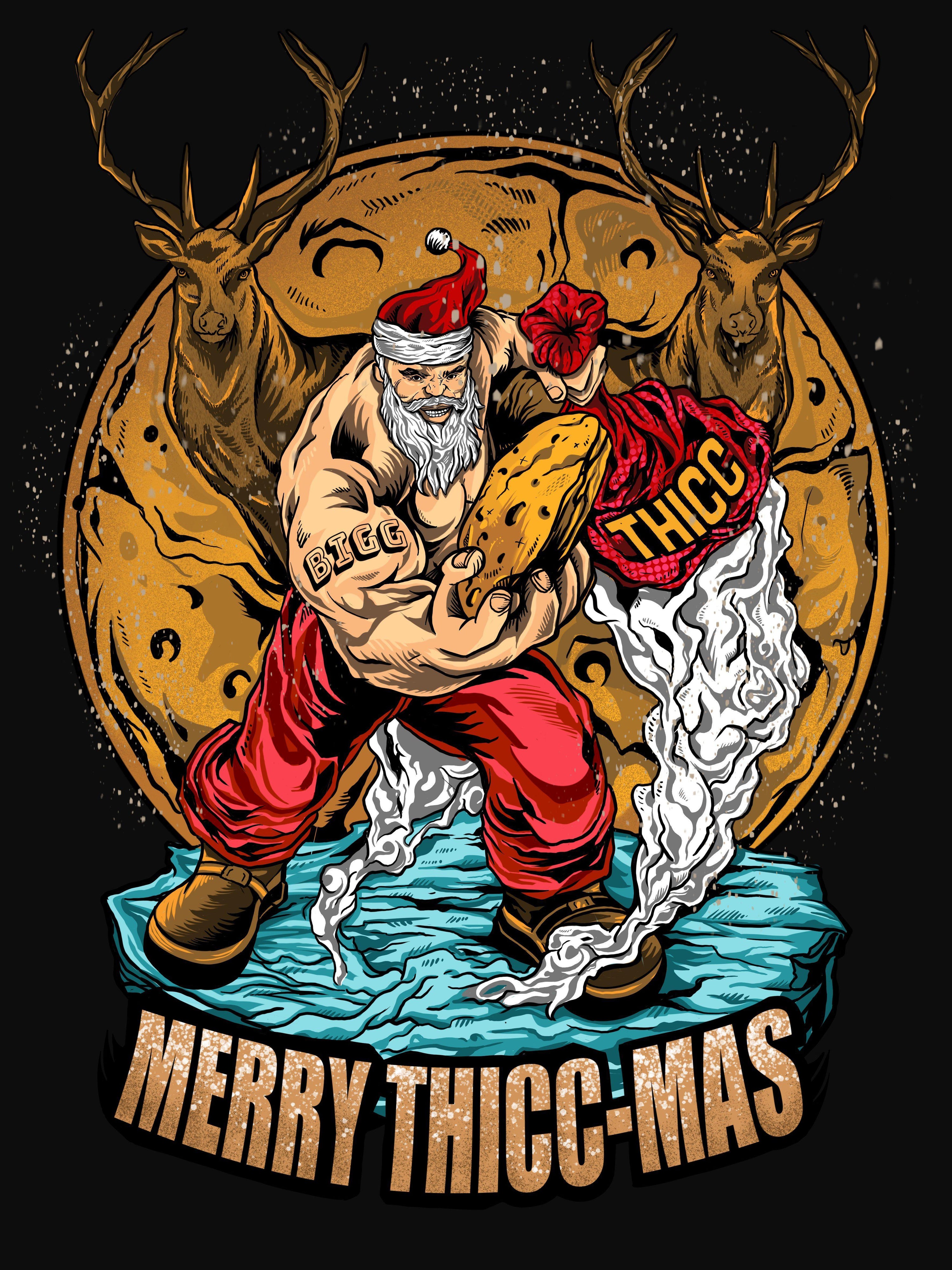 THICC SANTA T-Shirt!- BIGG Brownies & THICC Cookies - New York Style Cookies